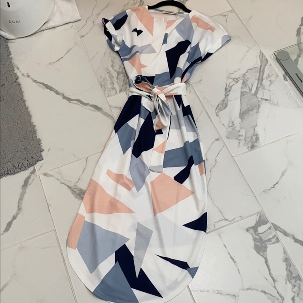 NWT ecowish geometrical dress
